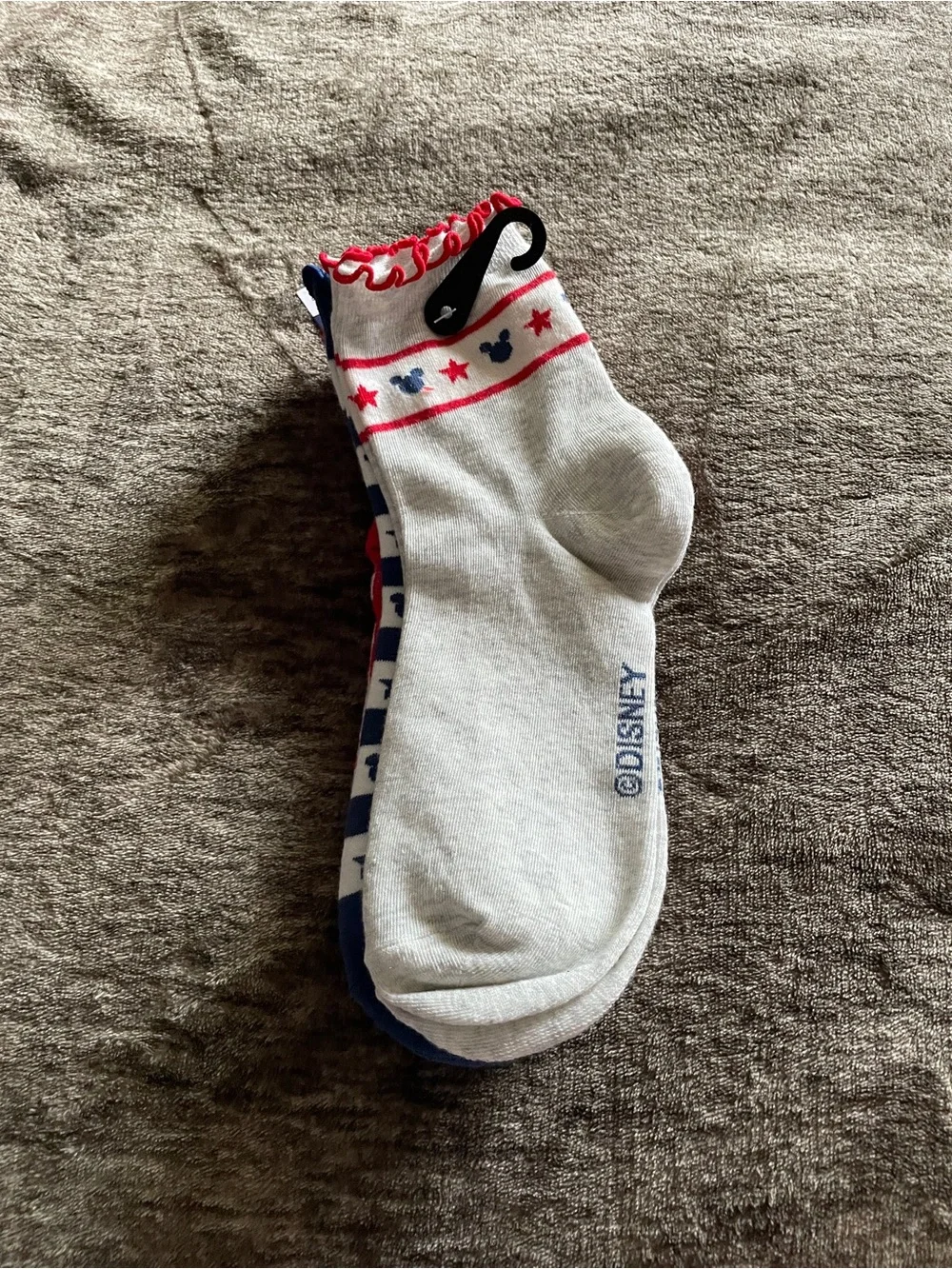 3-Pack Old Navy-Disney Socks – Red, Navy & White NWT